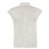 Camicia in popeline ricamata 8B3AA0C5 9VN0BO VALENTINO GARAVANI 
