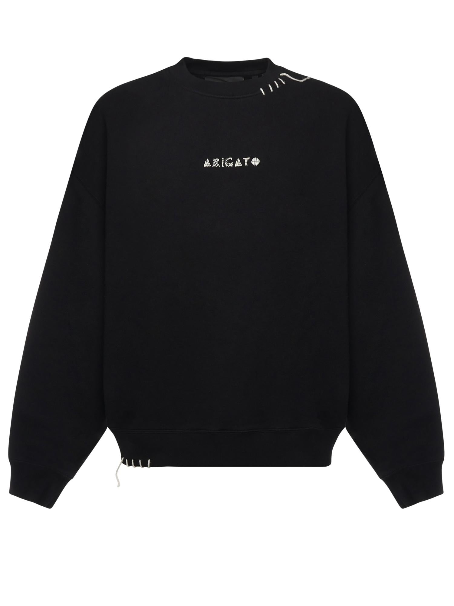 Felpa "Loops" in cotone A3435001 BLACK AXEL ARIGATO 
