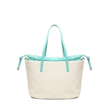 Borsa Tote Inge 73BS8VL01 INGEOFF WHITE/SMERALDO V° 73 