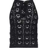 Top Nymphaea in crochet 106863 A3B8Z99 PINKO 