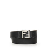 Cintura Squared FF in pelle e tela FF jacquard 7C0553 AVV7F0GXN FENDI 