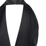 Top incrociato in satin 79AJM692 N0451899 GENNY 