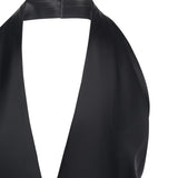 Top incrociato in satin 79AJM692 N0451899 GENNY 