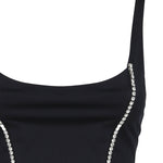 Top Corset con scollo tondo CORSET -BLUE THE ARCHIVIA 