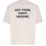 T-shirt Le Slogan Classique in cotone PERMTS203CO002 MT Drôle de Monsieur 
