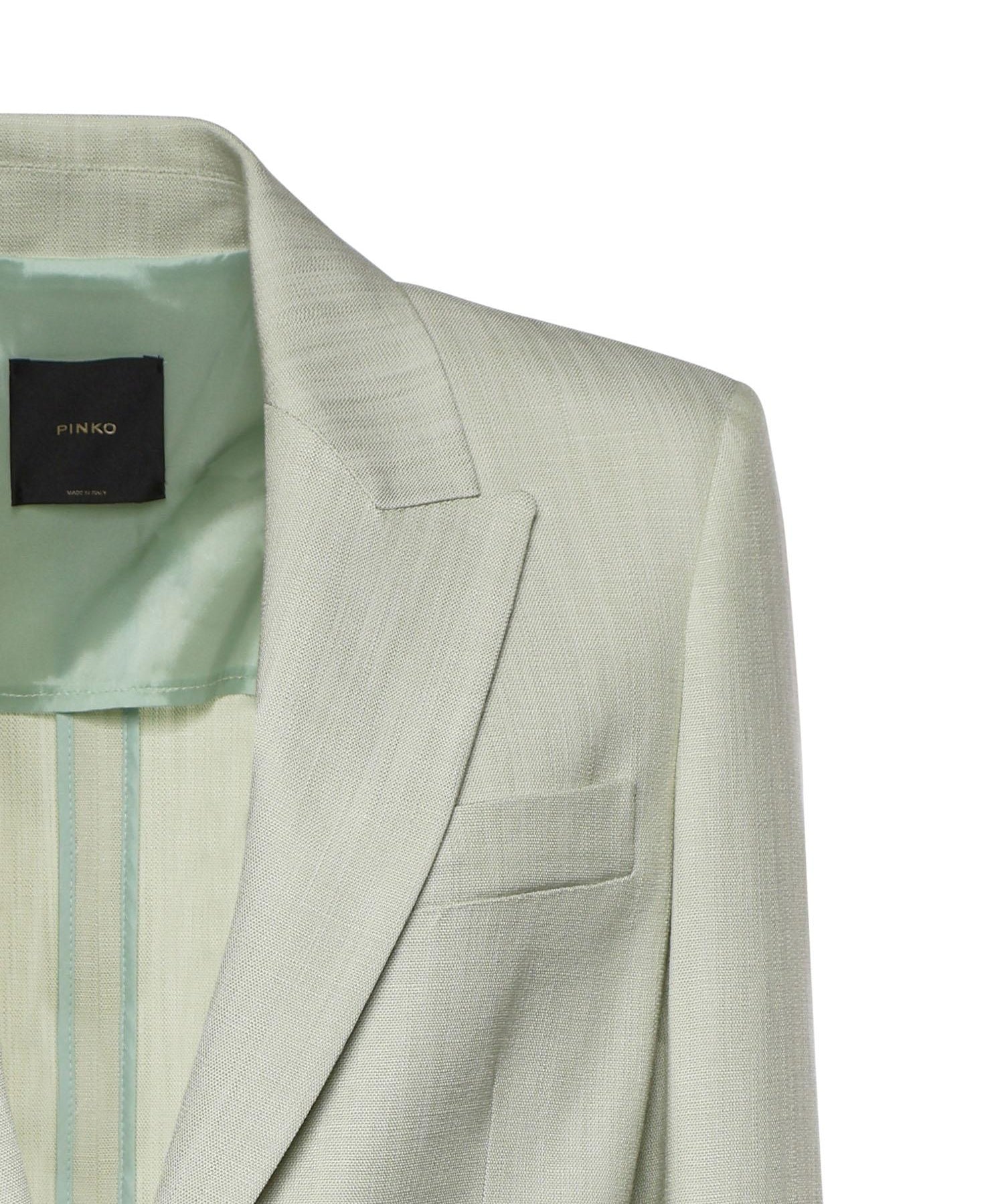 Giacca monopetto effetto rustico 106529 A2W6S79 PINKO 