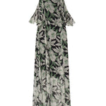 Abito in seta con stampa floreale S540Y09XS5 9990 LOEWE 