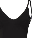 Abito lungo con schiena scoperta AUS5NINFEA BLACK ALBERTO AUDENINO 