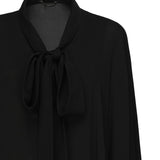 Blusa-sciarpa in georgette di seta 839280 TIN131000 BALENCIAGA 