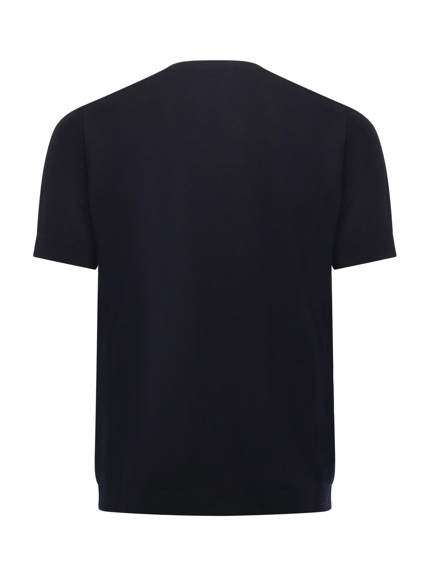 T-shirt in merinos FE6315C 3001 ALPHA STUDIO 