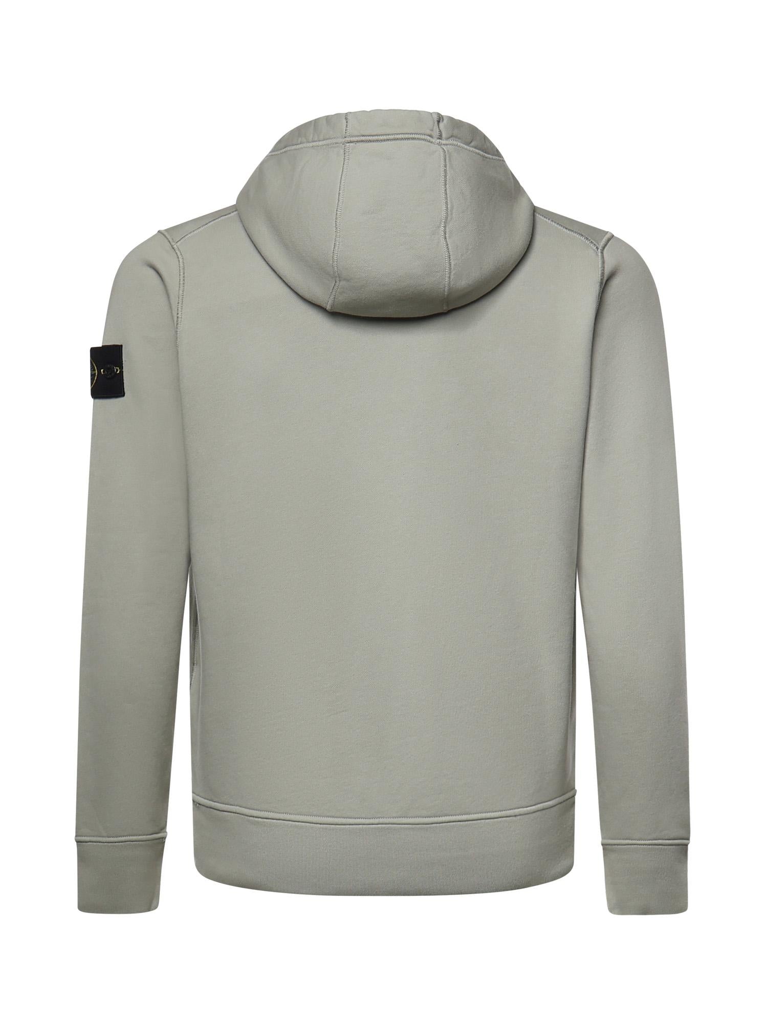 Felpa in cotone con logo L1S156100061 S0051V0055 STONE ISLAND 