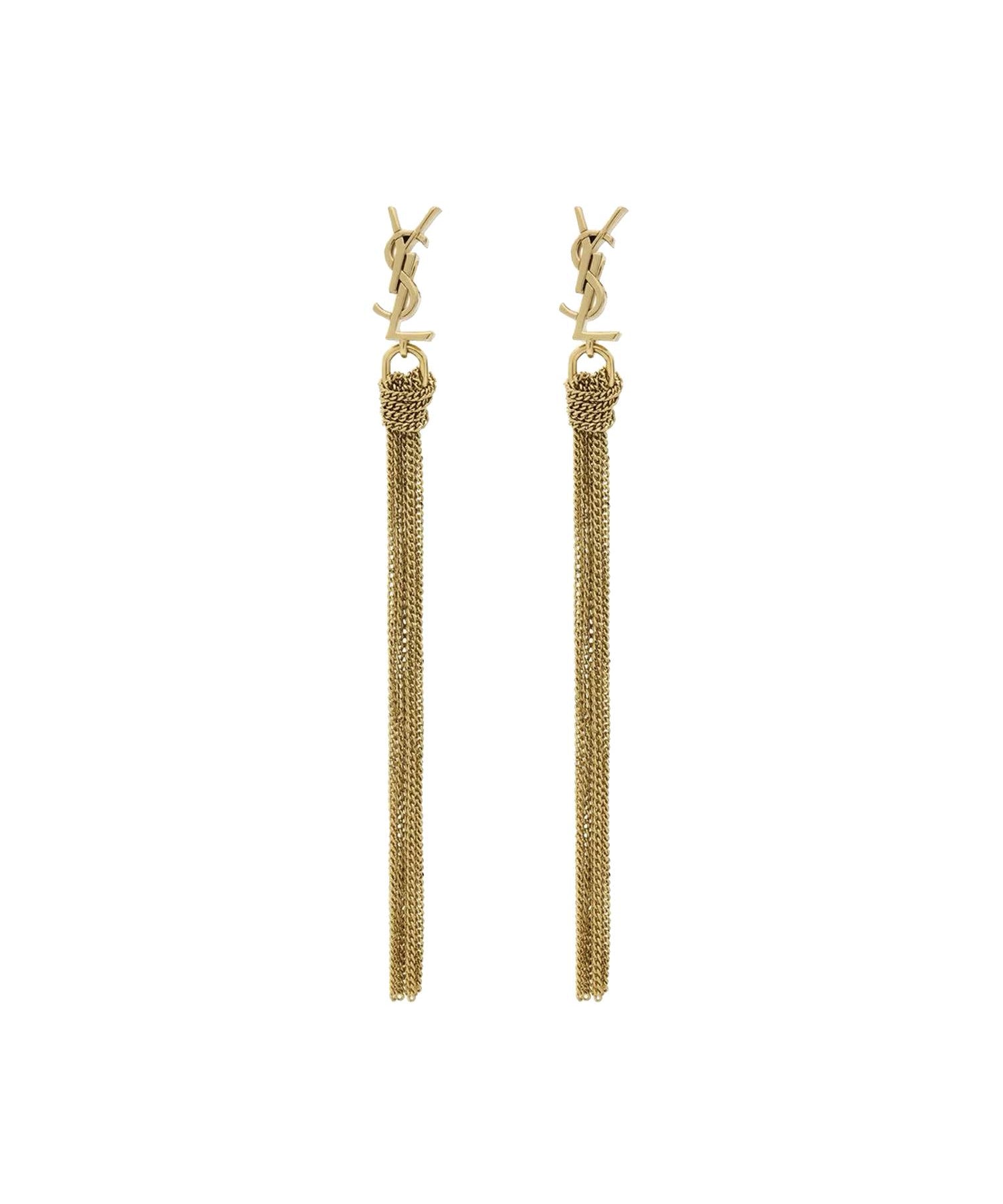 Orecchini in metallo con nappina Cassandre 803195 Y15008030 SAINT LAURENT 