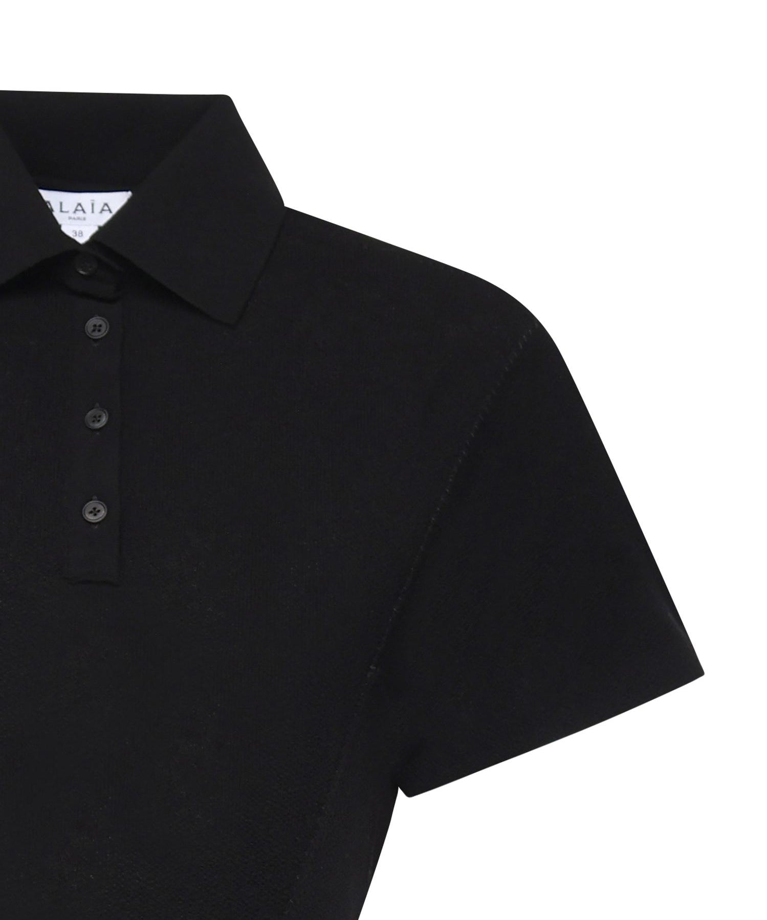 Abito polo in misto lana AA9R3053K175C 995 ALAIA 