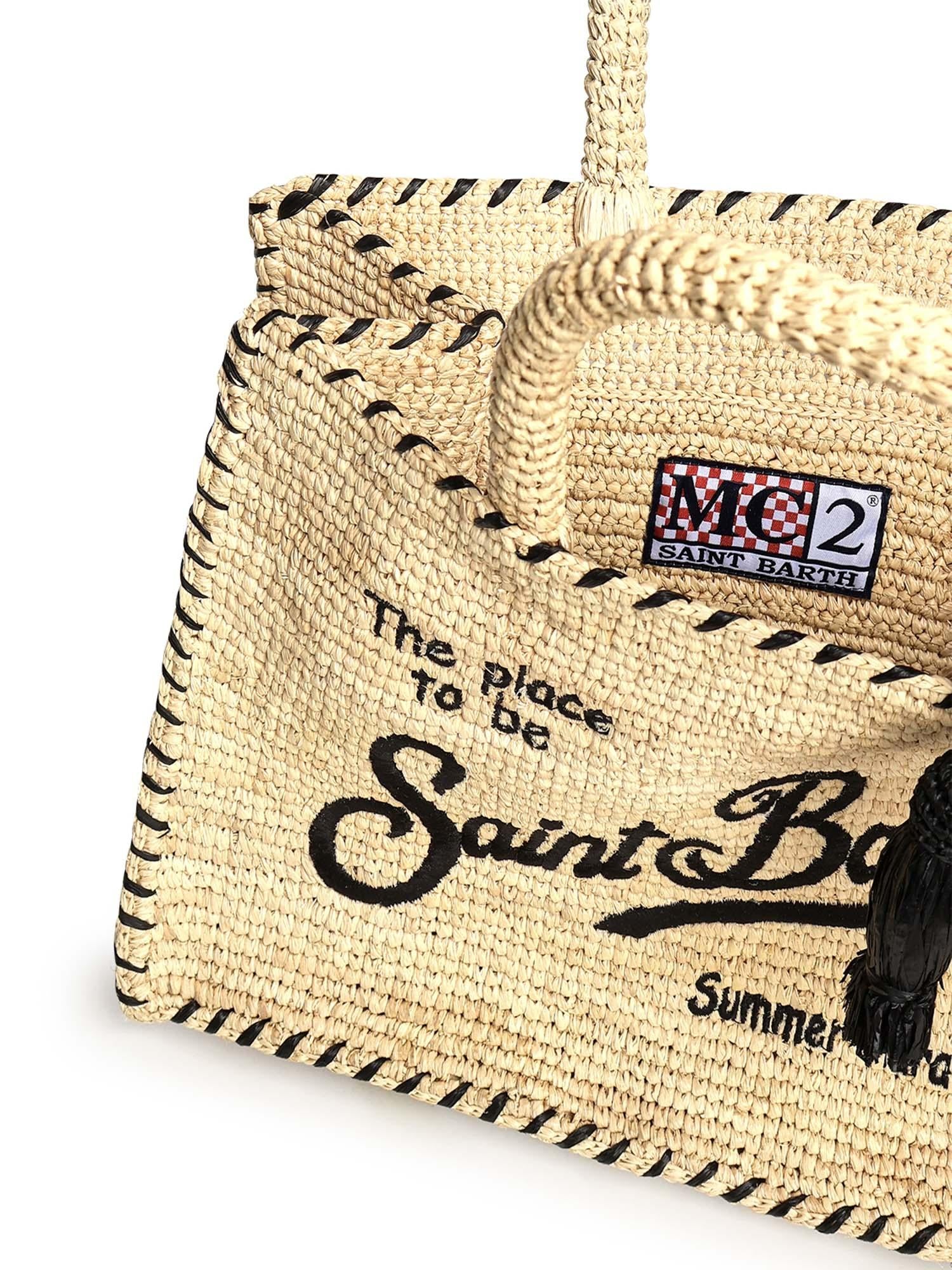 Borsa Colette in rafia COL0013 09045L MC2 SAINT BARTH 