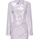 Mini abito con paillettes 114352 1657 ROTATE 