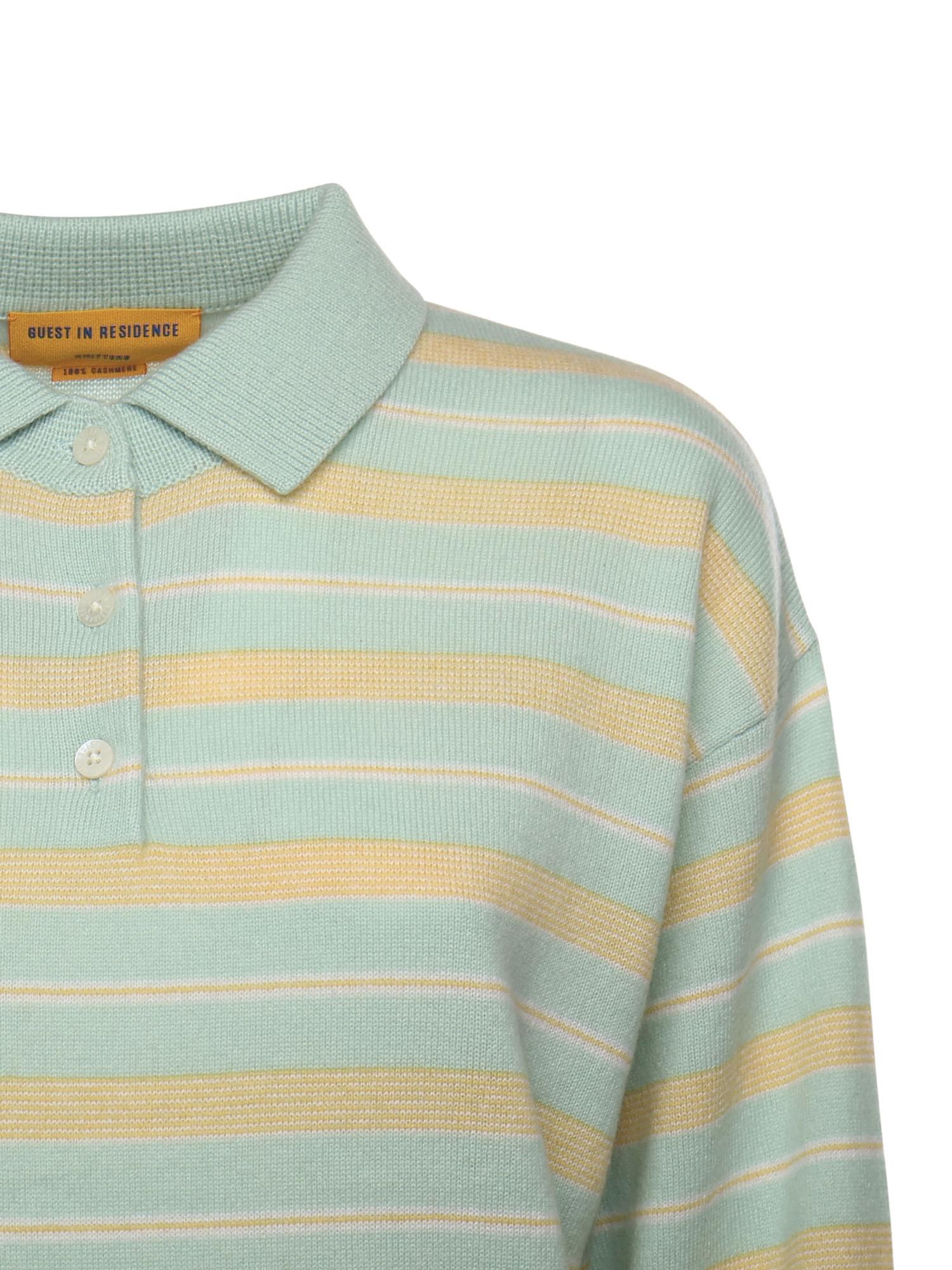 Polo Collegiate Stripe in cashmere W38510JL SEAGLASS COMBO GUEST IN RESIDENCE 