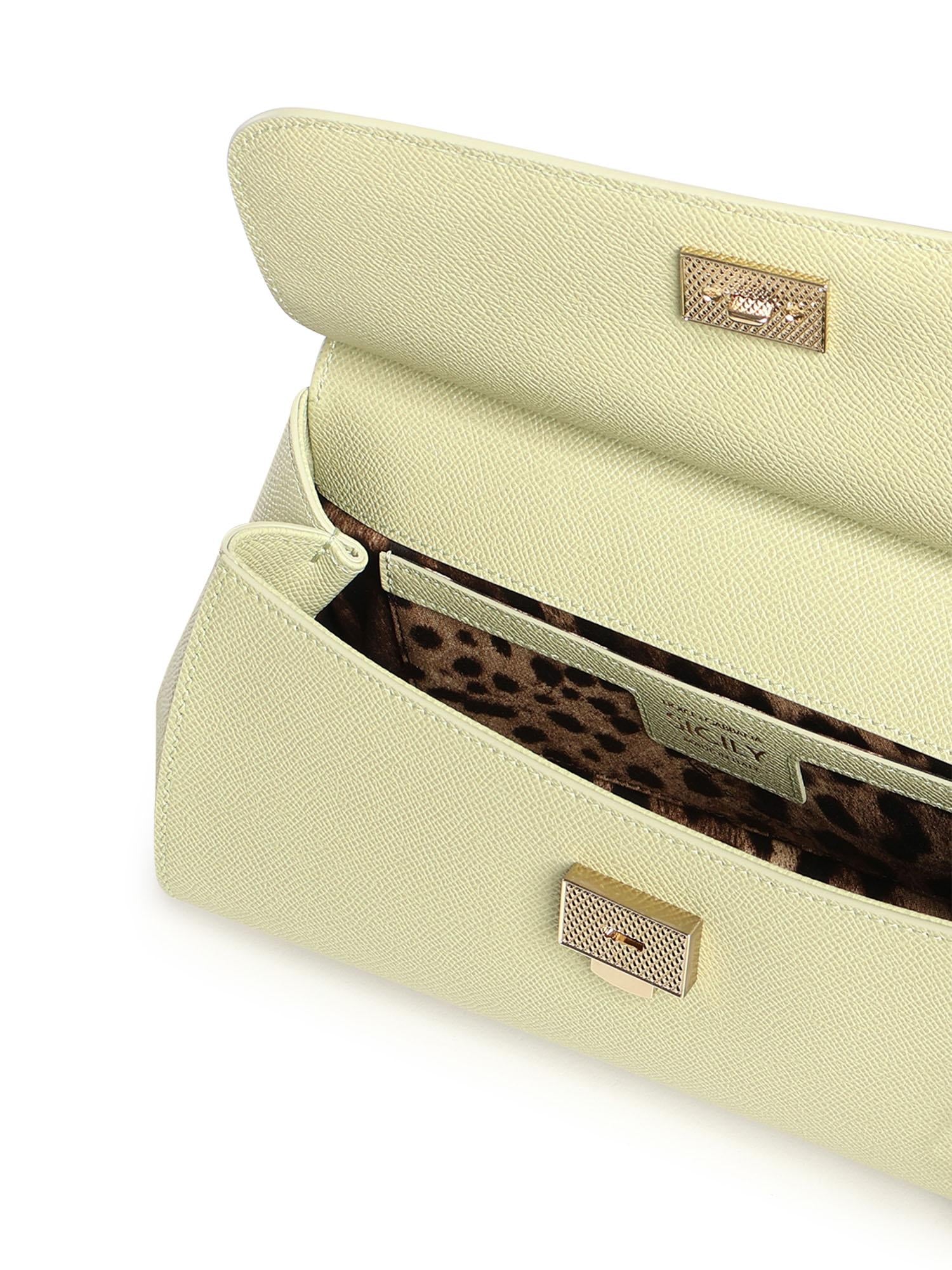 Borsa a mano Sicily media in pelle BB7652 B100180527 DOLCE & GABBANA 