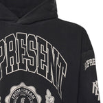 Felpa in cotone con cappuccio con effetto distressed MLM100372 04 REPRESENT 
