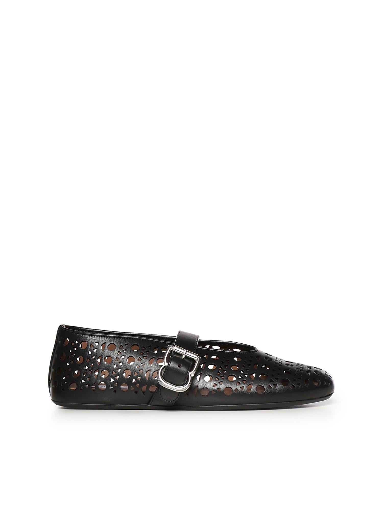 Ballerine Vienne in pelle AA3A029CK216 999 ALAIA 