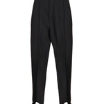Pantaloni con staffa in cotone strutturato 736493 V3F901000 BOTTEGA VENETA 
