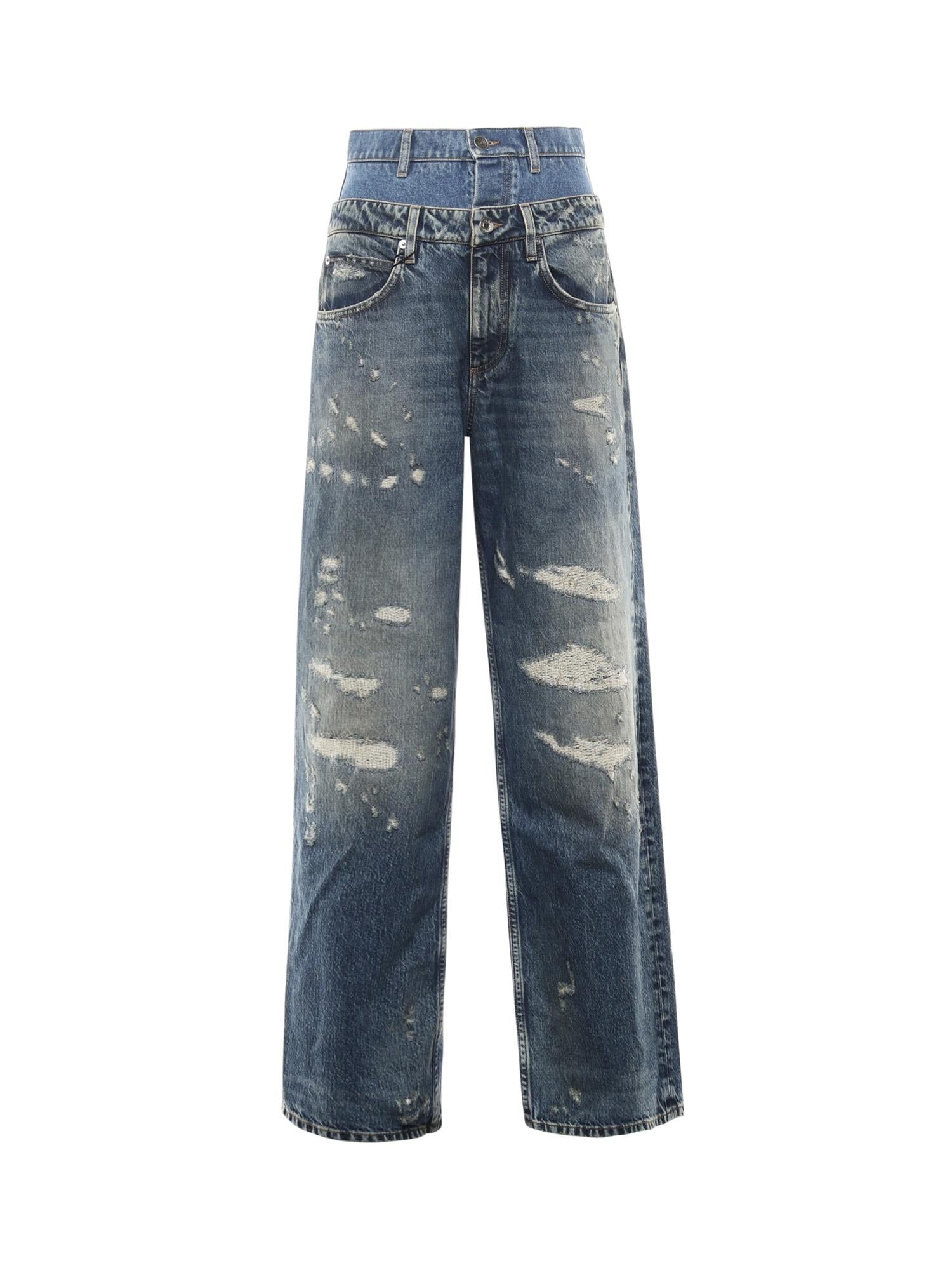 Jeans double layer in denim FTDGSD G8OH5S9001 DOLCE & GABBANA 