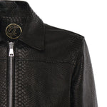 Bomber Florence in pelle FLORENCE PITONENERO GIULIANO GALIANO 