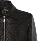 Bomber Florence in pelle FLORENCE PITONENERO GIULIANO GALIANO 