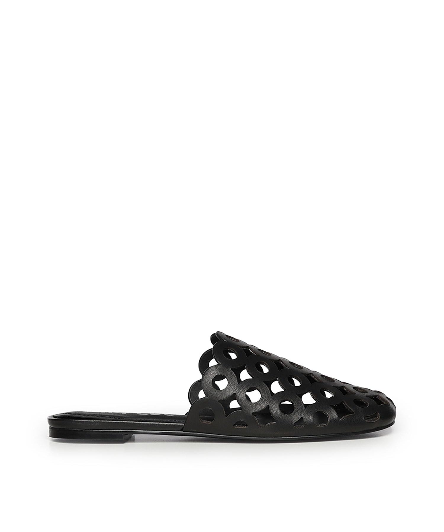 Mules Oribu in pelle 629Z10VK NEGRO BIBI LOU 
