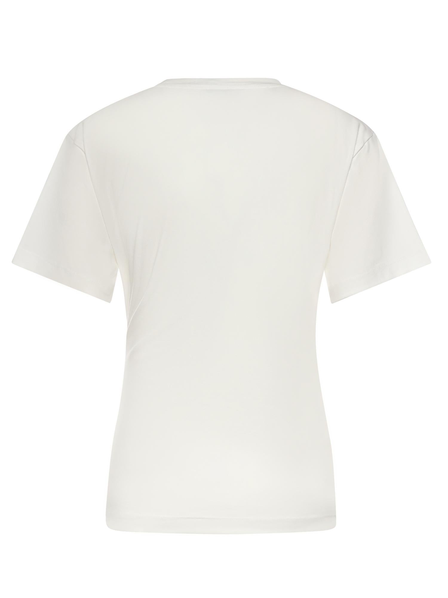 T-shirt Mary con drappeggio 106455 A35DZ05 PINKO 