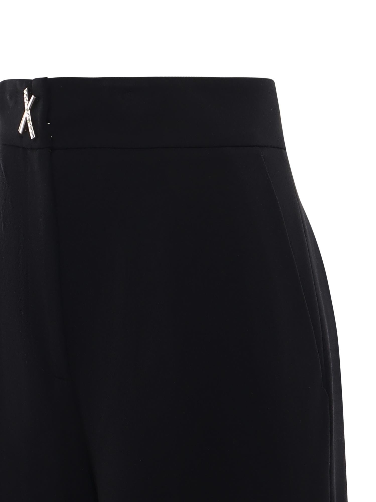 Pantalone sartoriale a palazzo con dettaglio a X 79AAA128 N0356899 GENNY 