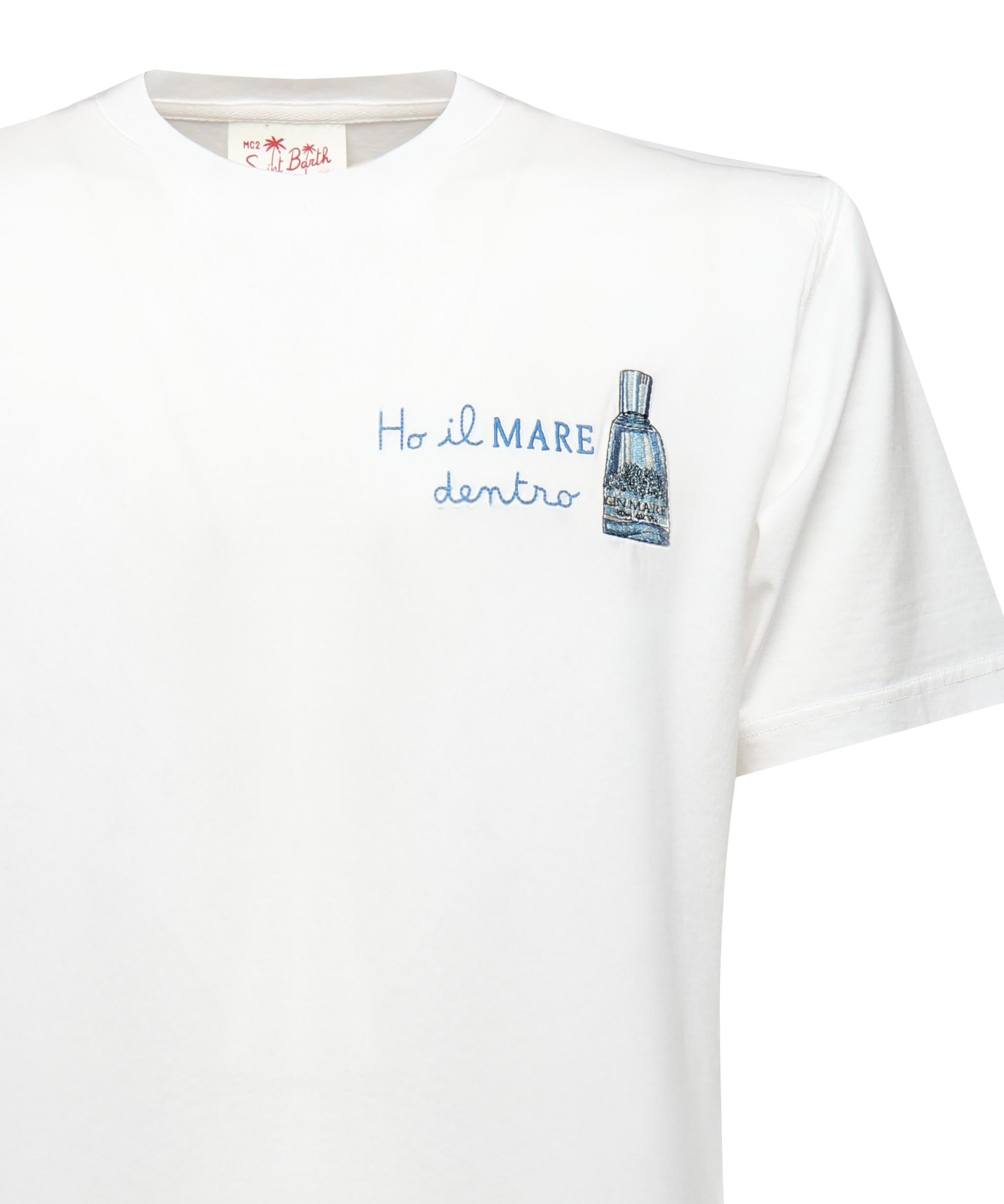 T-shirt con ricamo TSHM001 05437H MC2 SAINT BARTH 