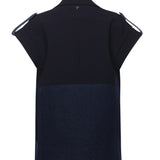 Smanicato monopetto in denim e tela di lana DJ726 DS0345MLQ1800 DONDUP 