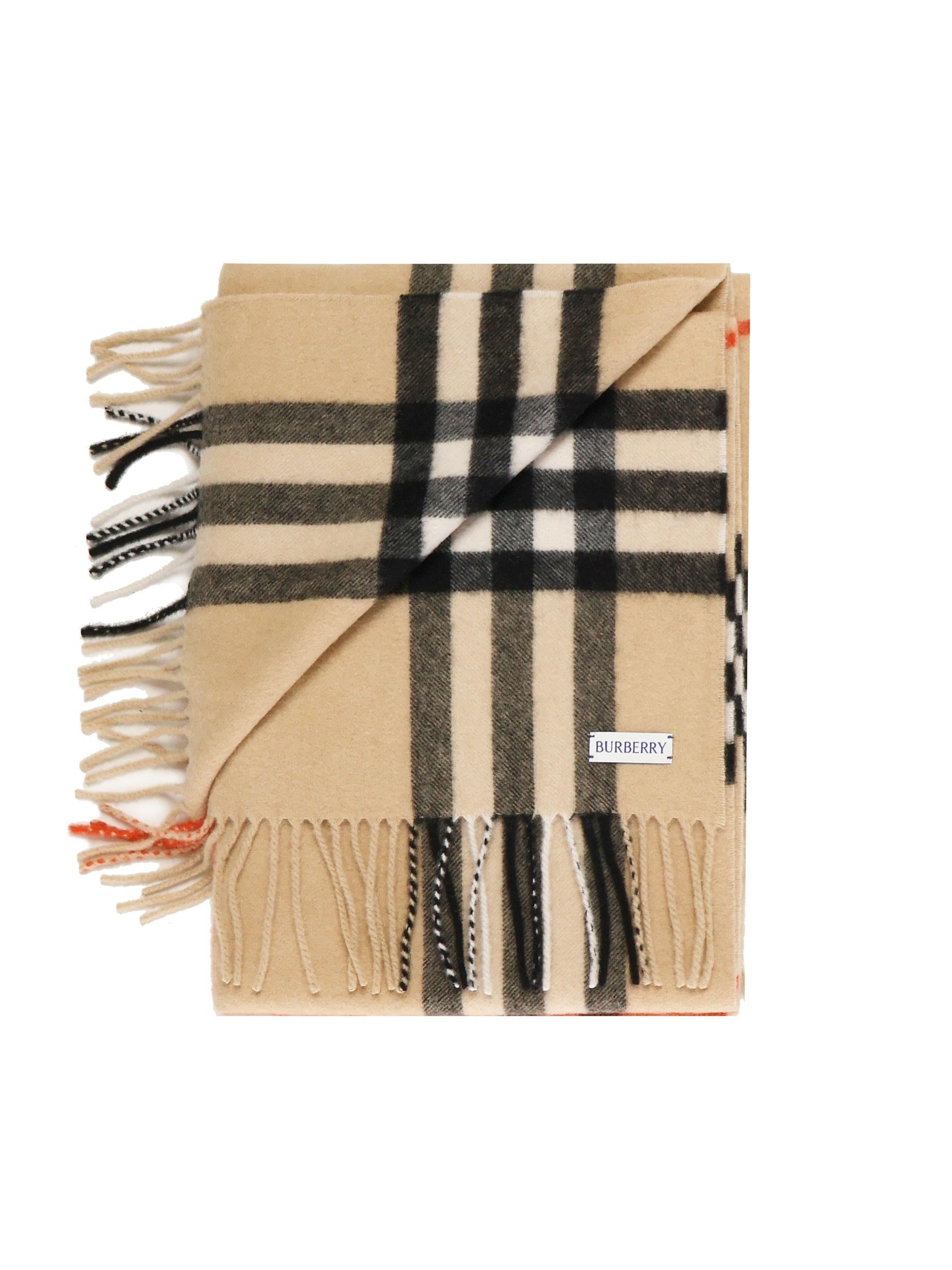 Sciarpa in cashmere Check 8085931 A2021 BURBERRY 