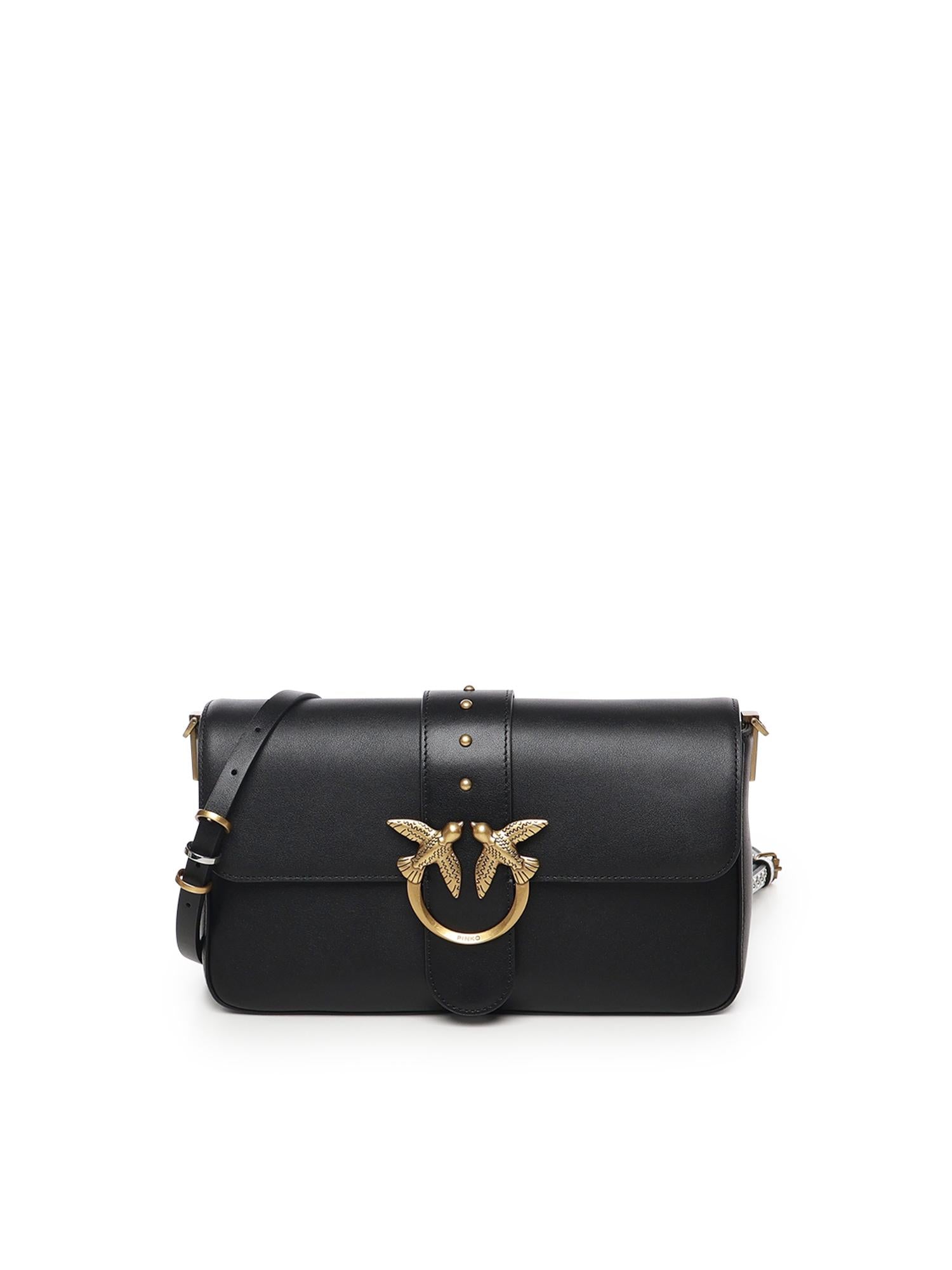 Borsa Love Bag One Slouchy in pelle 105823 A0QOZ99Q PINKO 