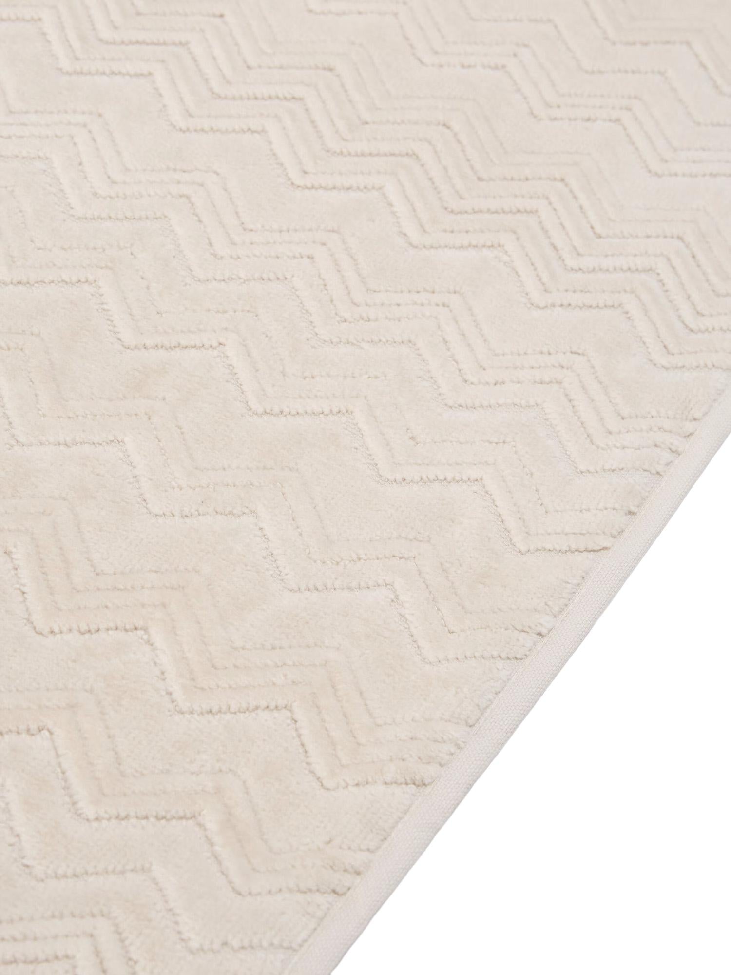 Tappetino da bagno Chalk in cotone zig zag 1D3SP99965 21 MISSONI HOME 