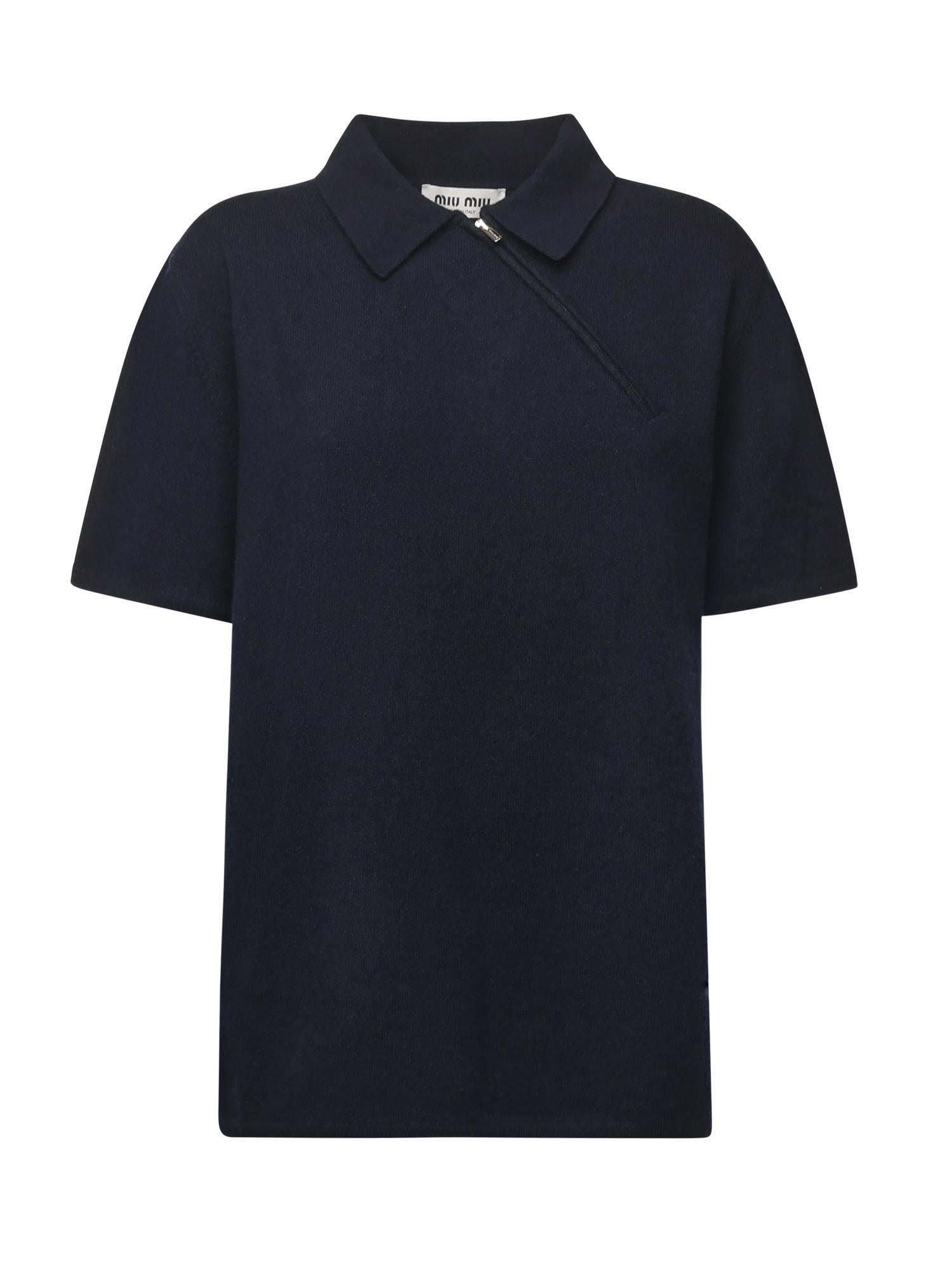 Polo in cashmere MML00X 18A9F0008 MIU MIU 