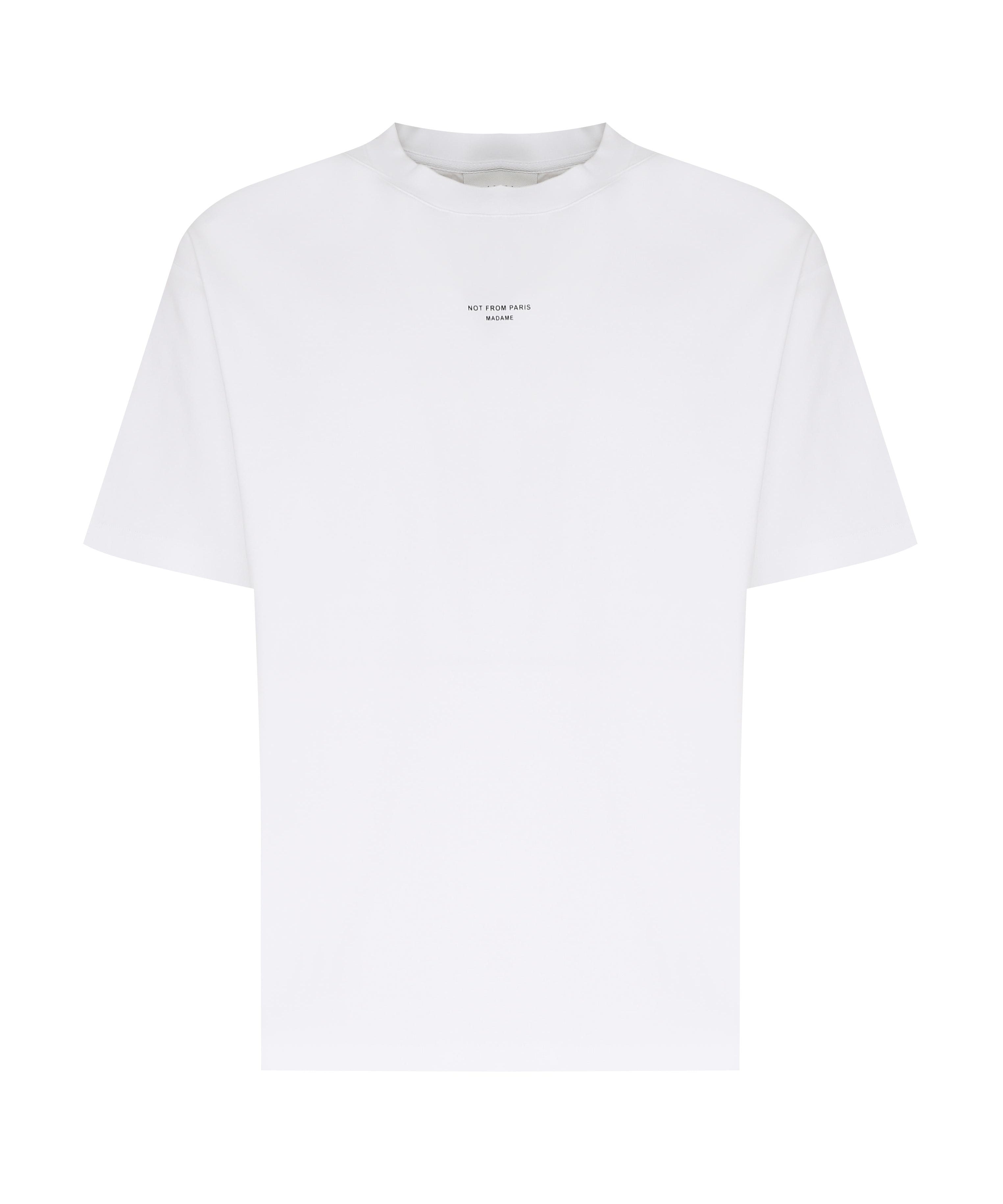 T-shirt Le Slogan Classique in cotone PERMTS202CO002 OPW Drôle de Monsieur 
