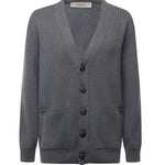 Cardigan in cotone con logo GWP00950 P00066260304 GOLDEN GOOSE 