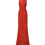 Abito Kayta in seta CD3697 RED FOR LOVE & LEMONS 