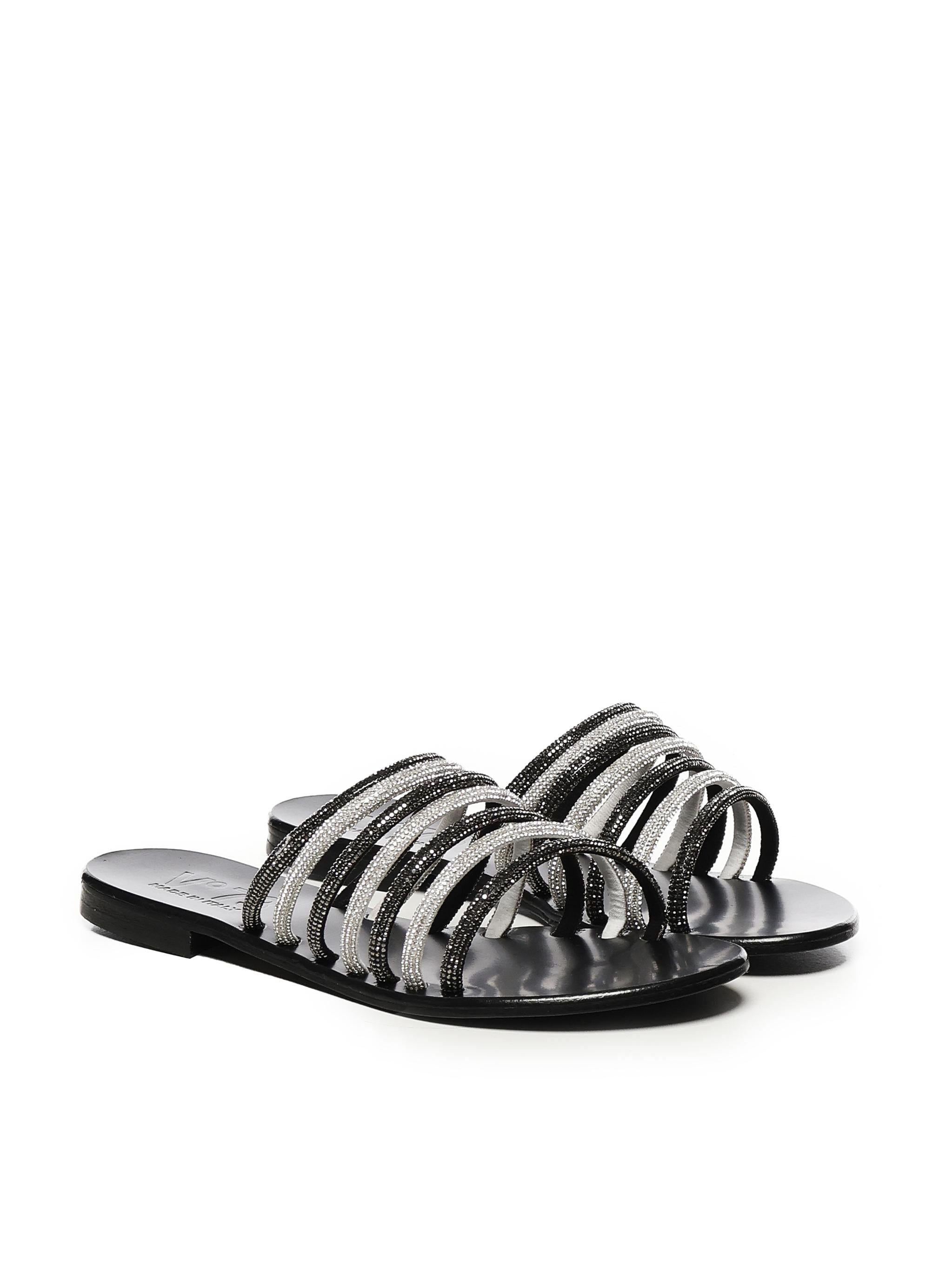 Sandali Fredy con strass 73SC8V502STR FREDYNERO V° 73 