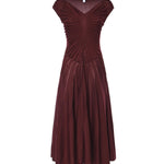 Abito midi in lana vergine AA9R2861K162C 337 ALAIA 