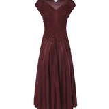 Abito midi in lana vergine AA9R2861K162C 337 ALAIA 