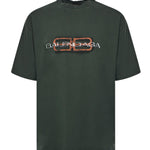 T-Shirt BB Icon Stencil<BR/> 764235 TTVD63004 BALENCIAGA 
