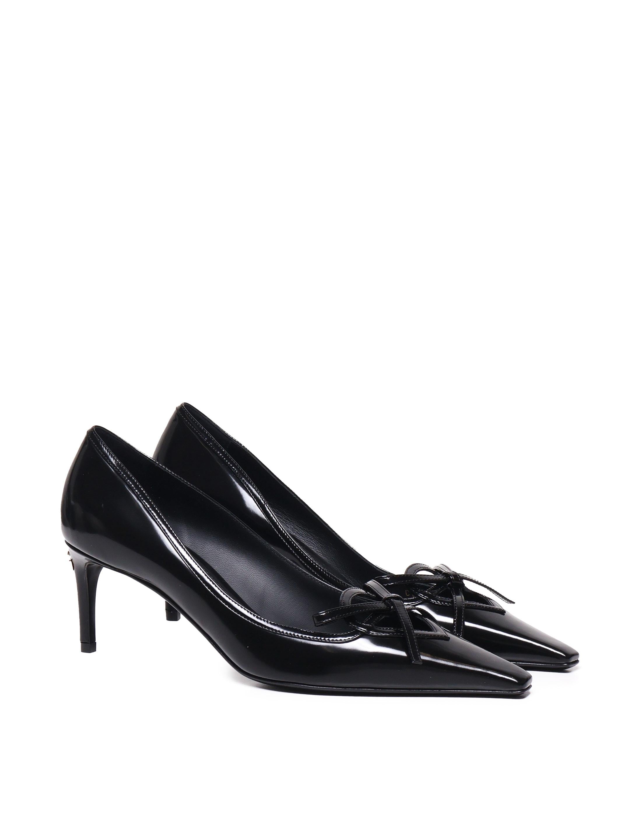 Décolleté in pelle di vitello lucida CD1855 A103780999 DOLCE & GABBANA 