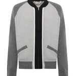Cardigan in lana con collo bomber CDMG0165Q0 UFH55100N15 MARNI 