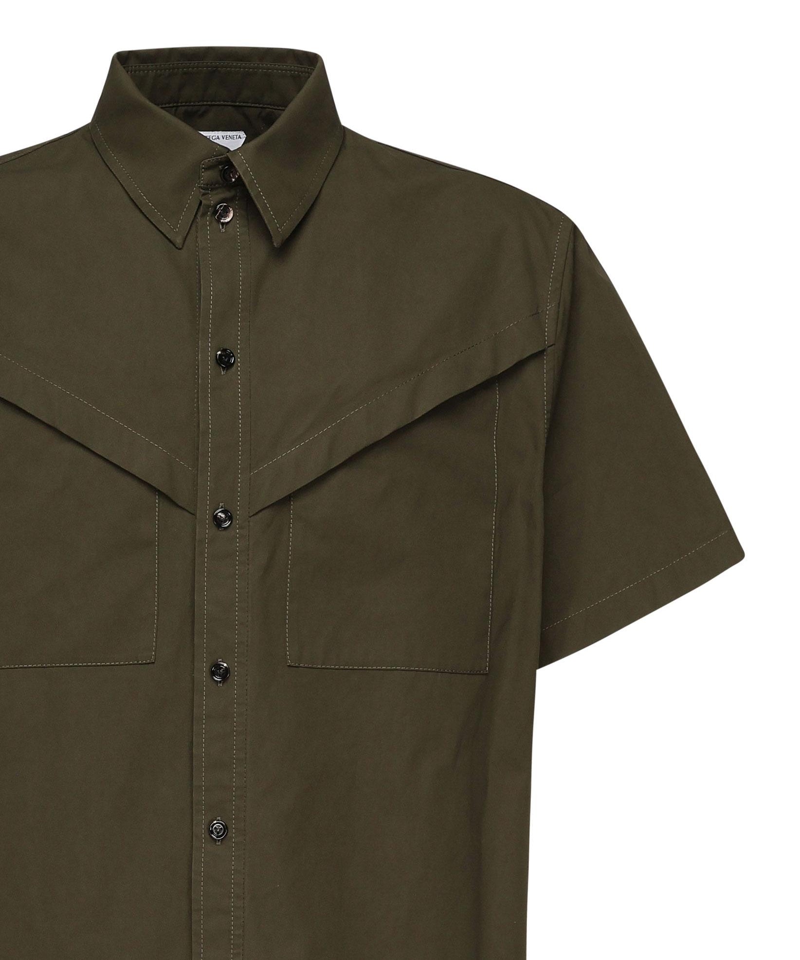 Camicia in twill di cotone leggero 816765 V4CS03359 BOTTEGA VENETA 