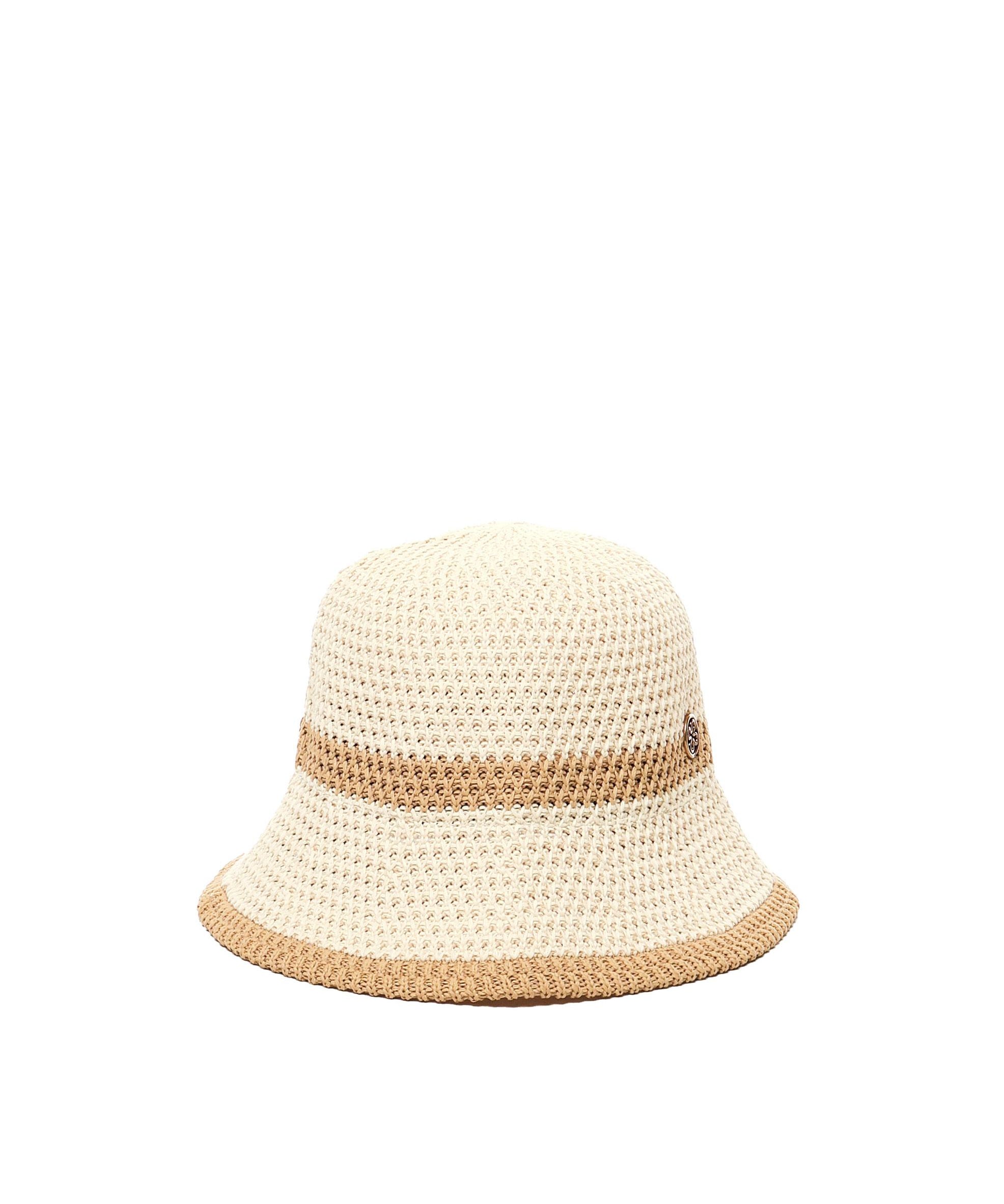 Cappello Angelica<BR/><BR/> 73CA90801 ANGELICANATURALE/CUOIO V° 73 