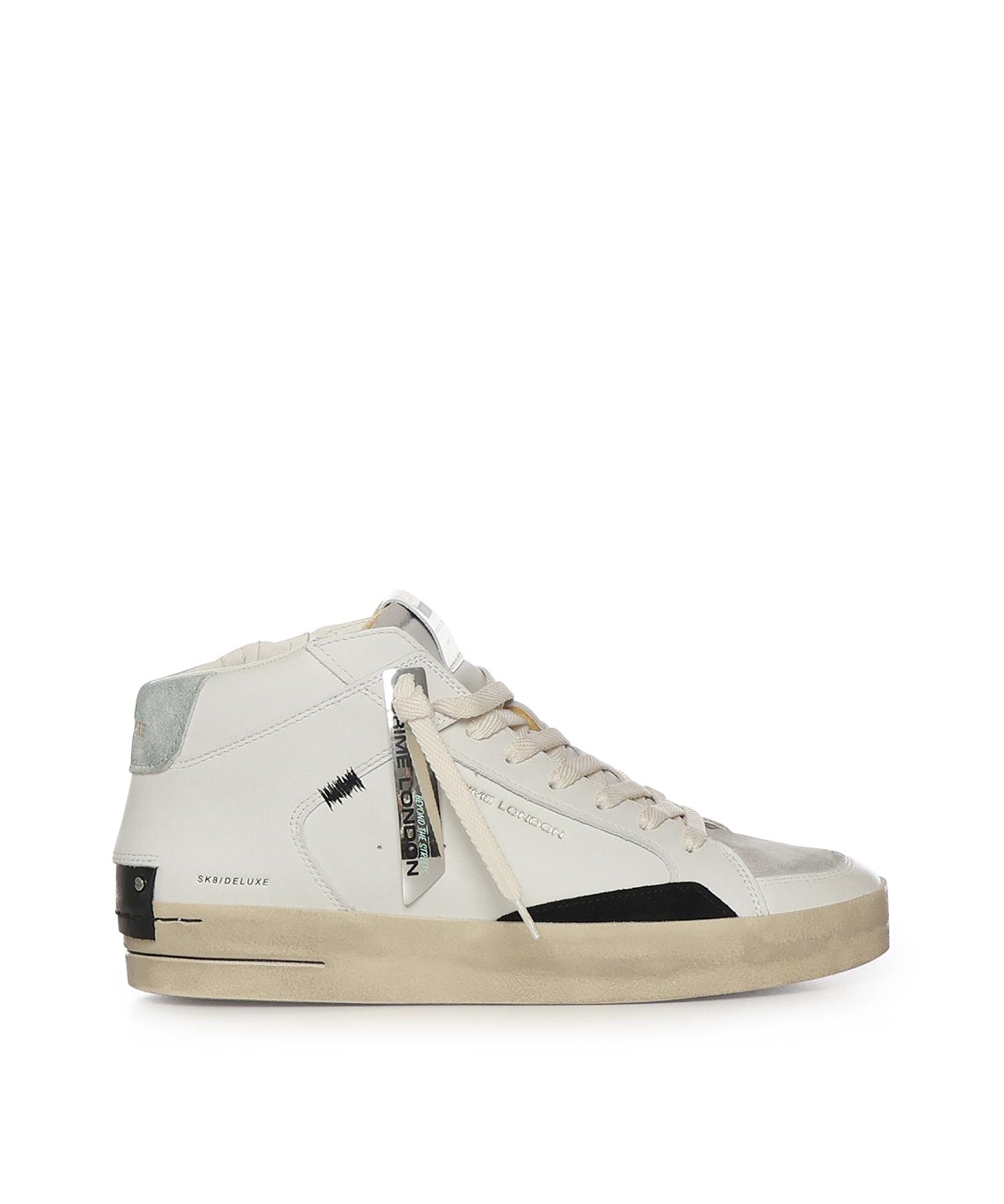 Sneaker Sk8 Deluxe Mid 14151PP7B WHITE CRIME LONDON 
