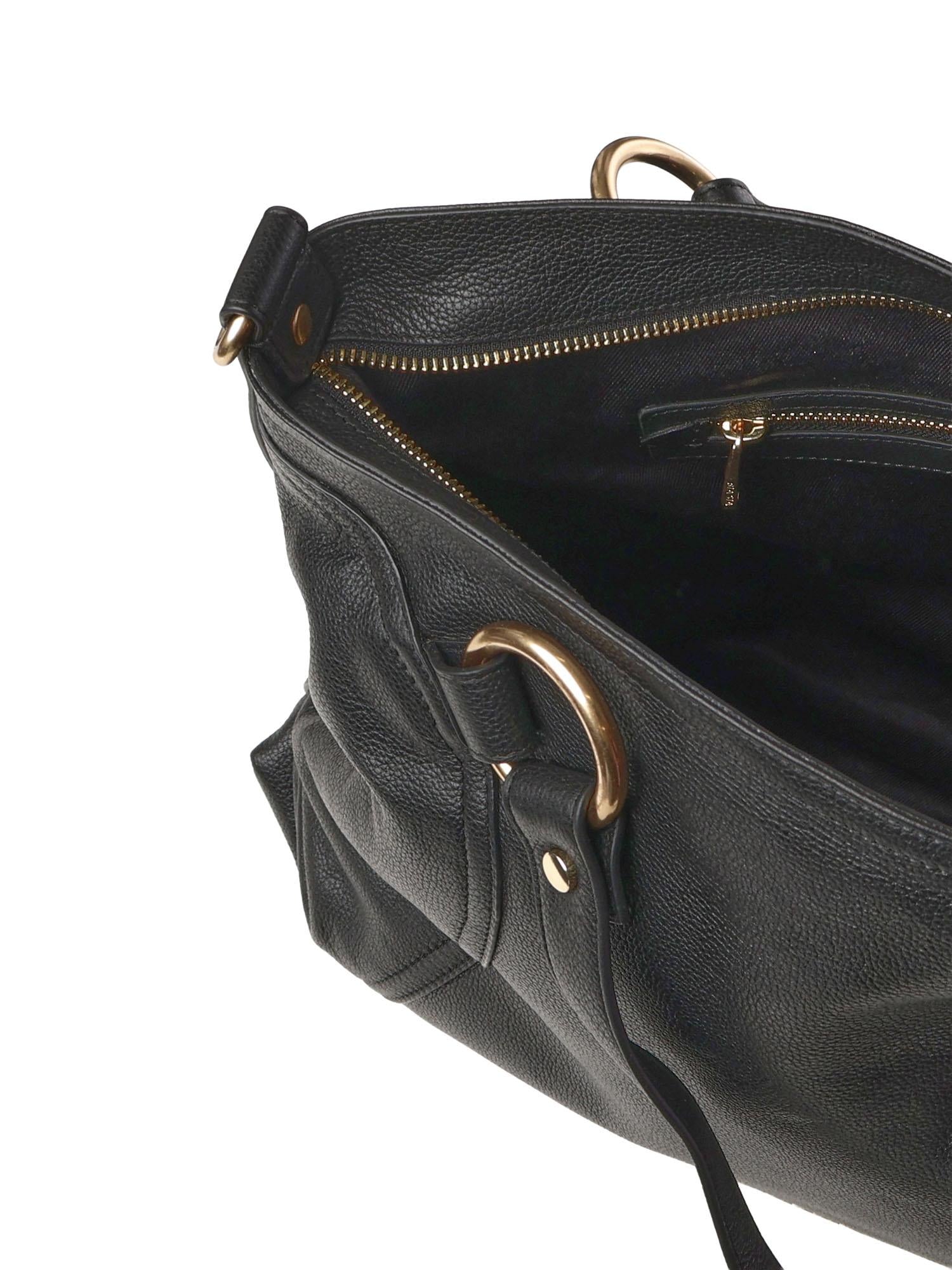 Borsa shopper Weave in pelle BIBP9E601 NERO BIASIA 