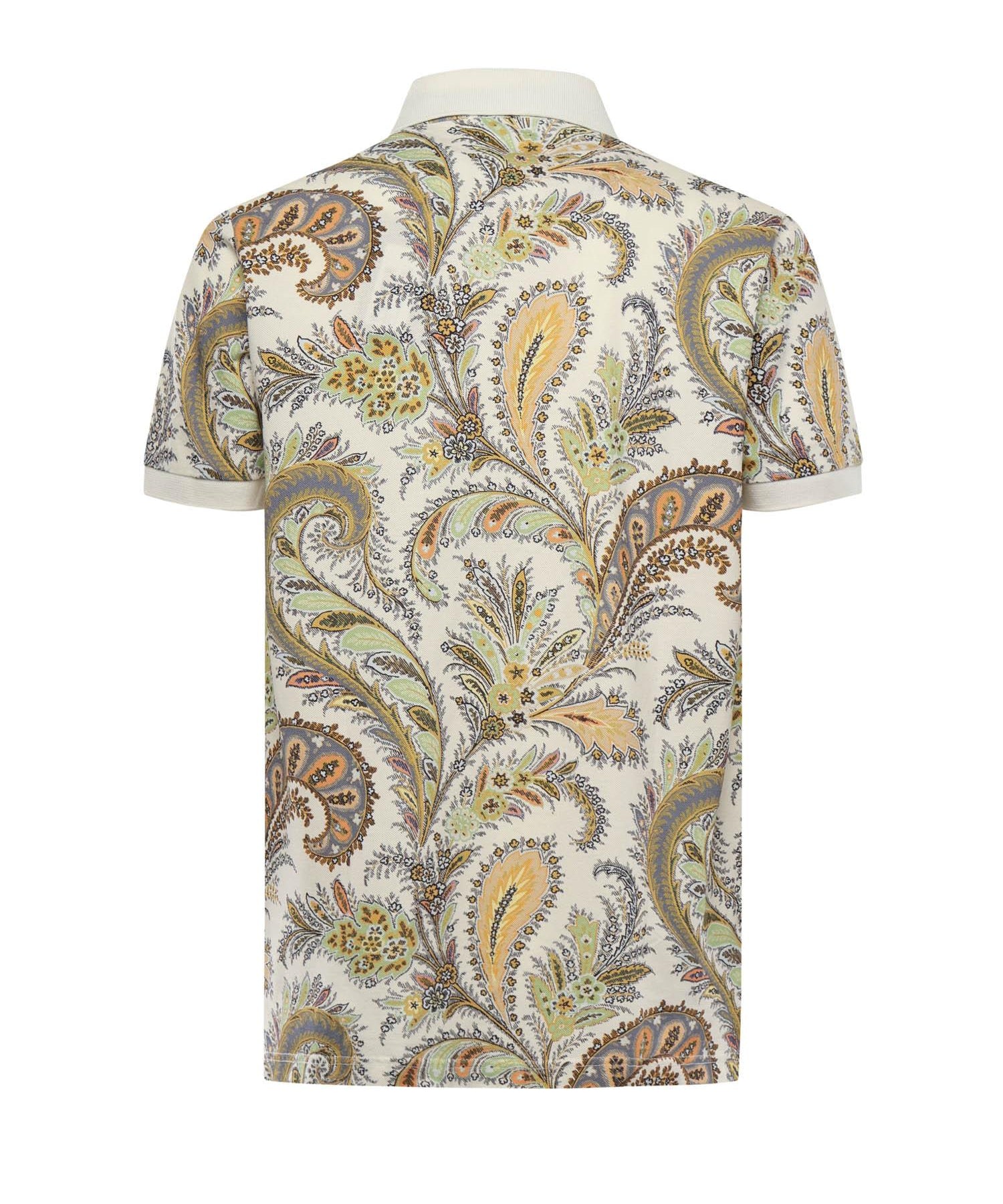 Polo in cotone paisley floreale MRMD0004 AK930X0800 ETRO 